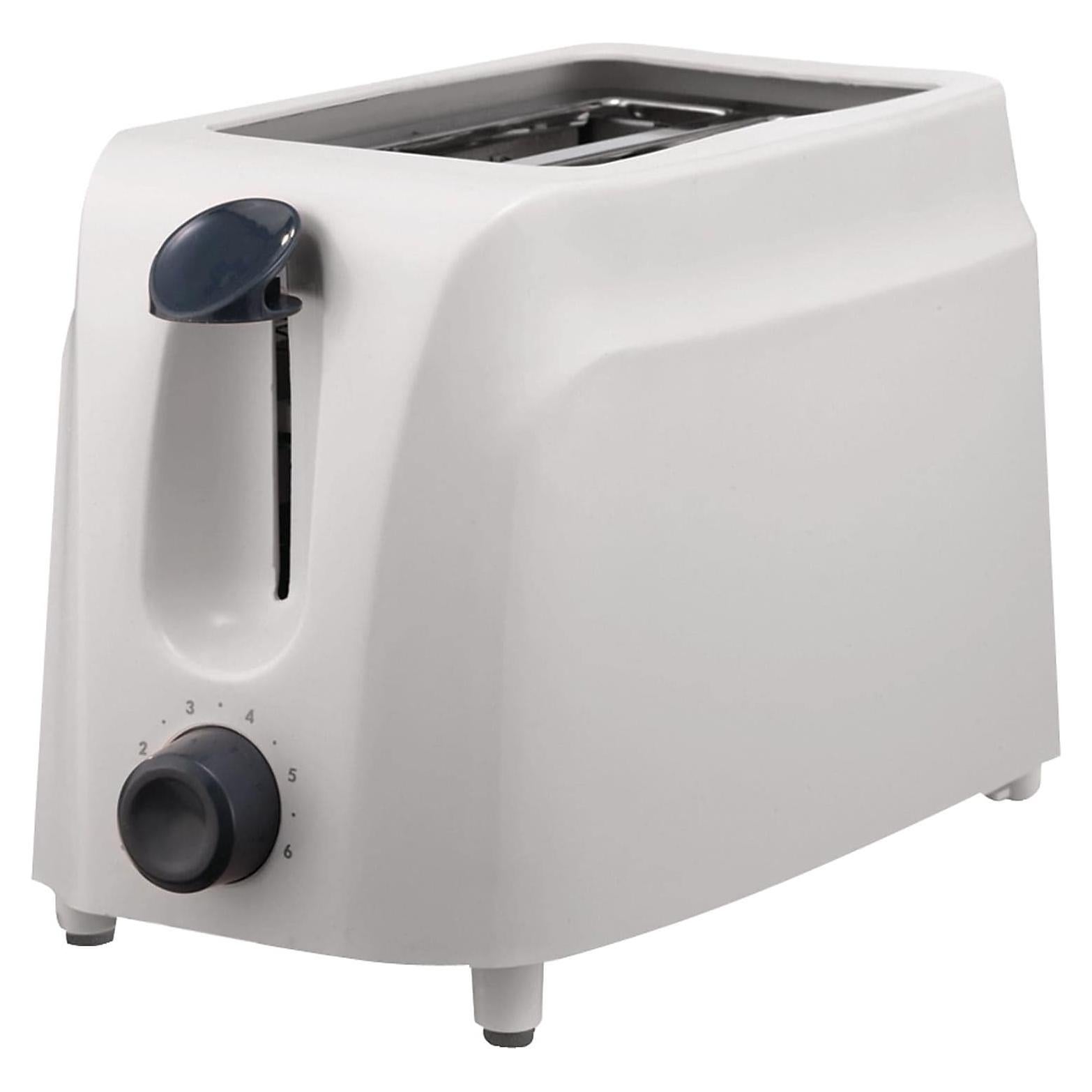 Tostadora Brentwood TS-260W 2 Rebanadas Blanca Cool Touch