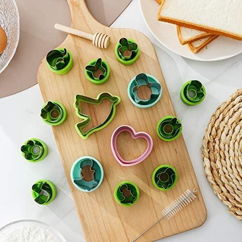 Juego de Cortadores de Galletas Acero Inoxidable 14Pcs Animales