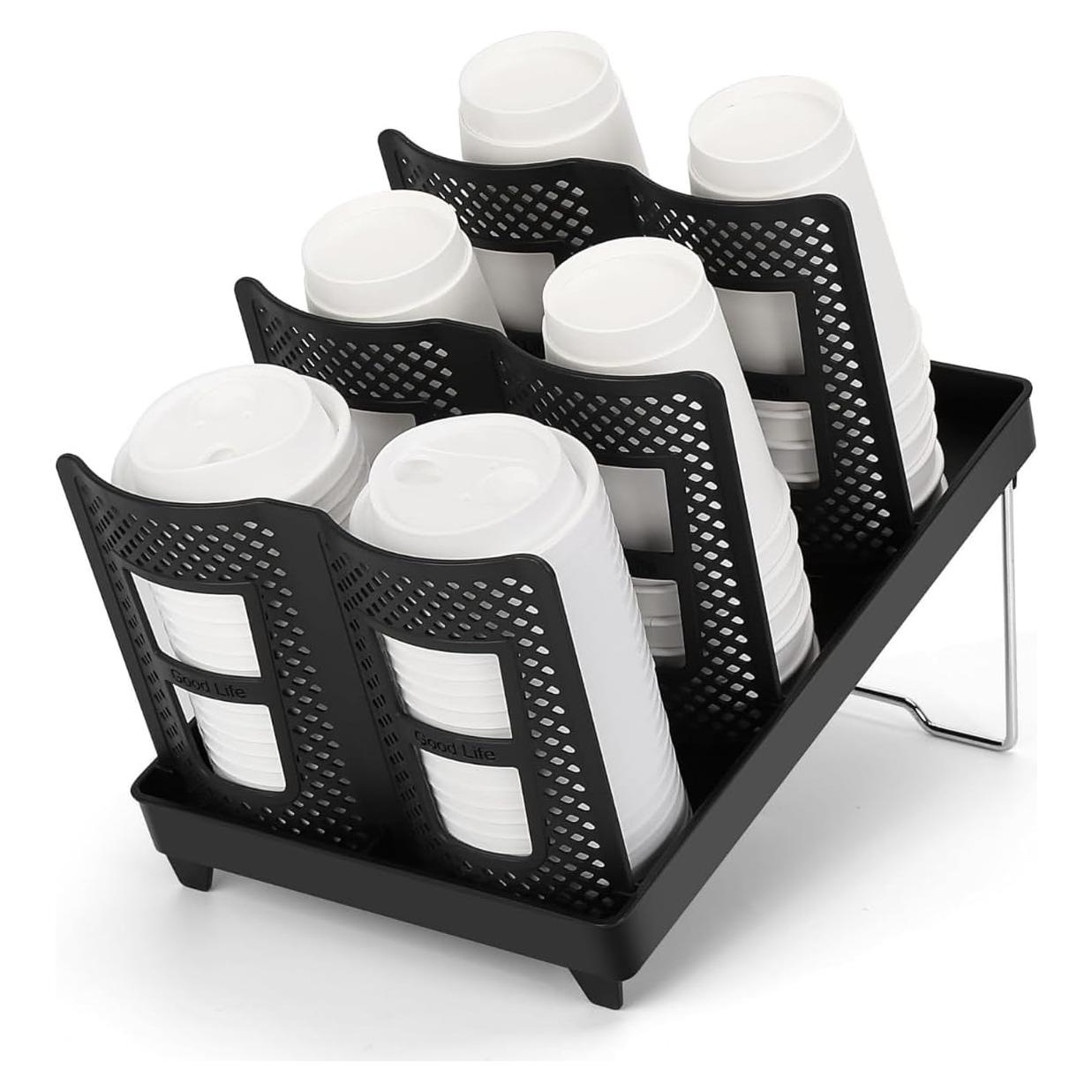 Dispensador de Tazas Desechables Atarvana 6 Compartimentos 8-20oz