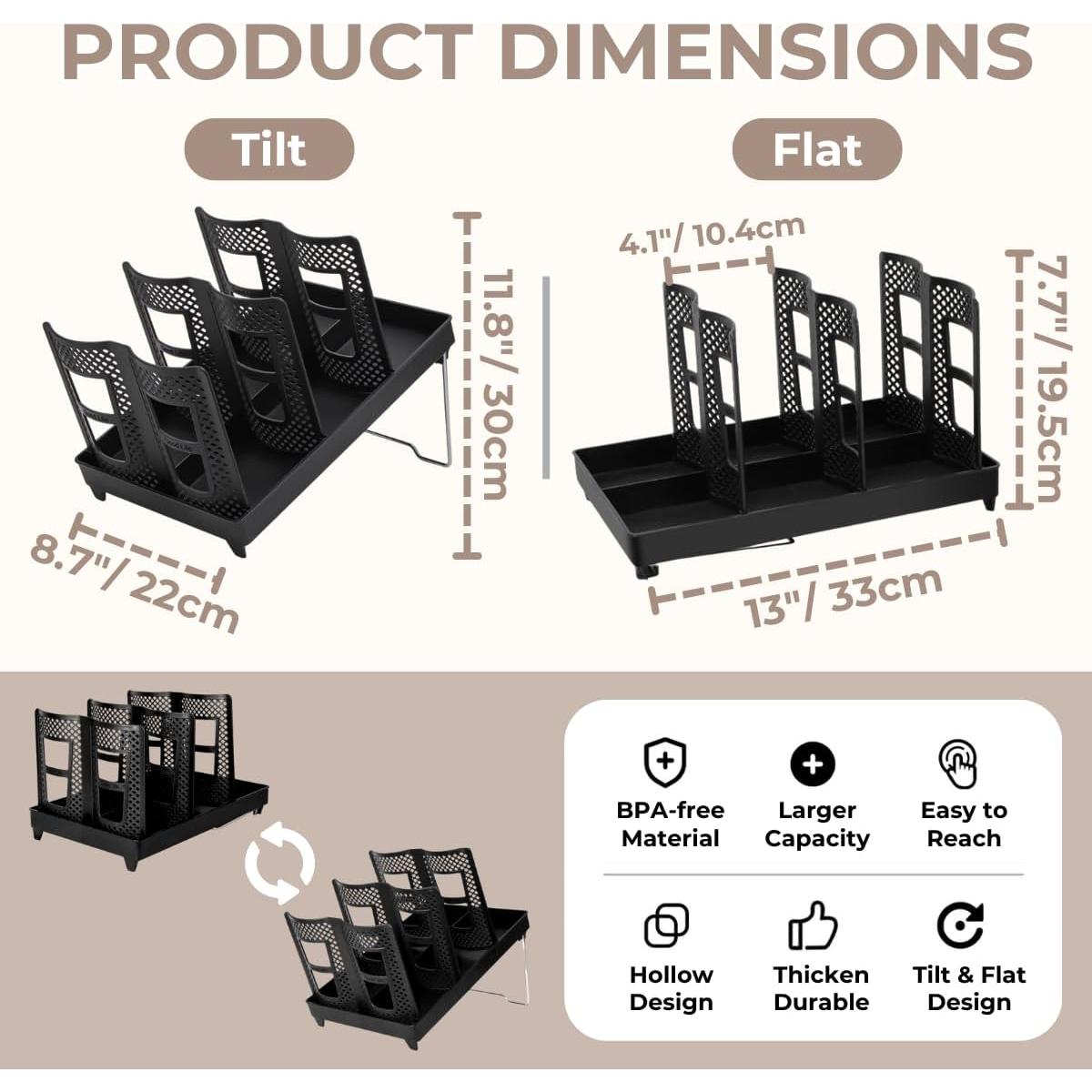 Dispensador de Tazas Desechables Atarvana 6 Compartimentos 8-20oz