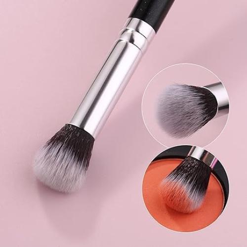 Brocha de Maquillaje para Corrector JEZTDKLE E19 Cerdas Sintéticas