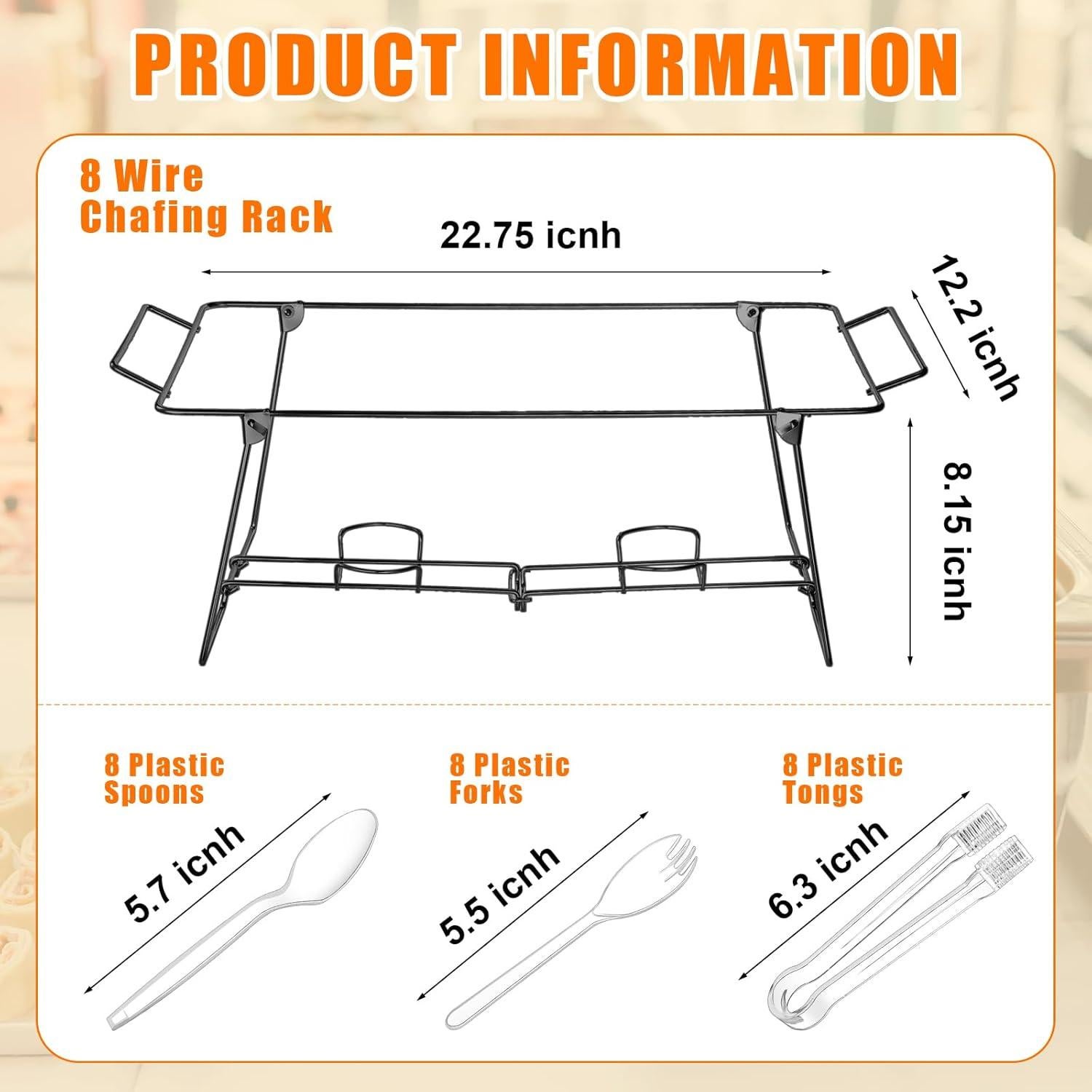 Soporte de Buffet Plegable Geosar 32 Piezas Negro
