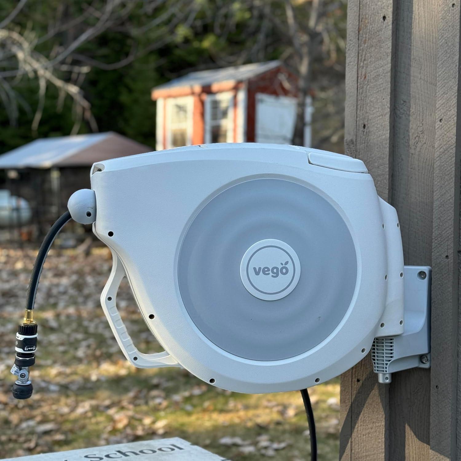 Carrete de Manguera Retráctil Vego 19.81m Montaje en Pared