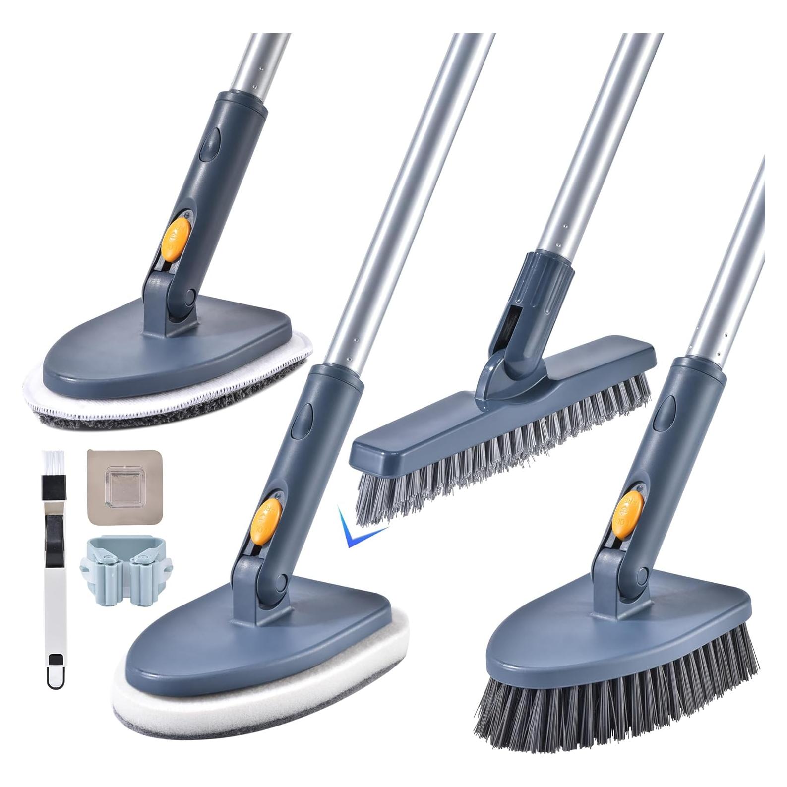 Cepillo de Limpieza 4 en 1 EDZNFE con Mango Largo 139 cm