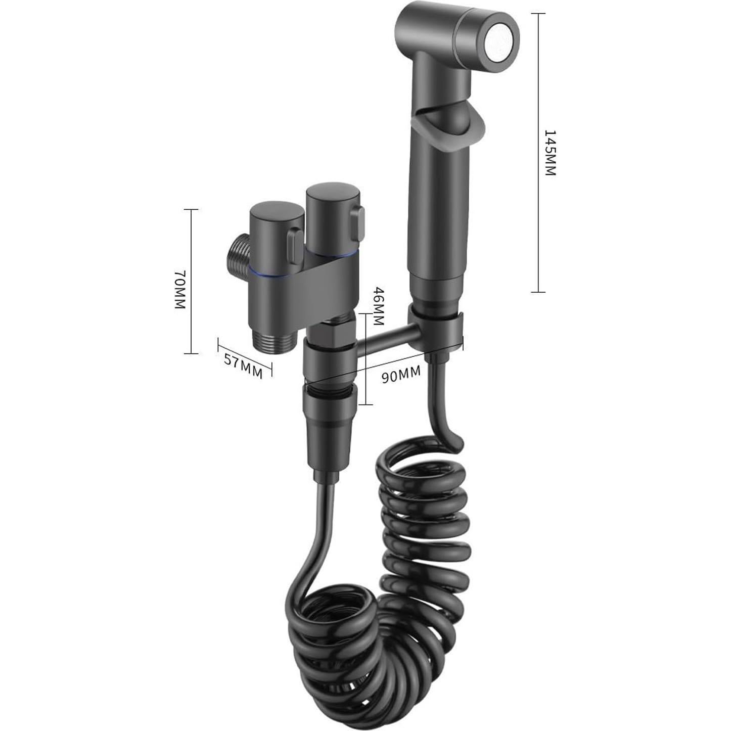 Rociador de Bidet YBSGJS Doble Control 2 Salidas Manguera 2M