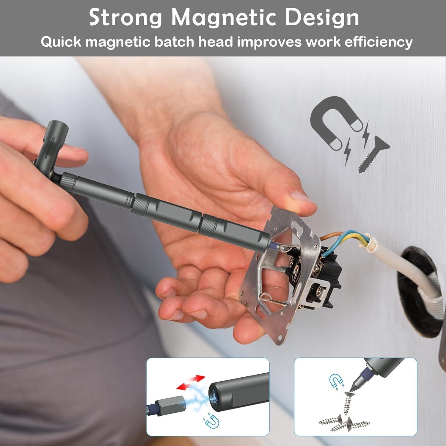 Juego de Destornilladores de Carraca Olipiter 42 en 1 Magnéticos