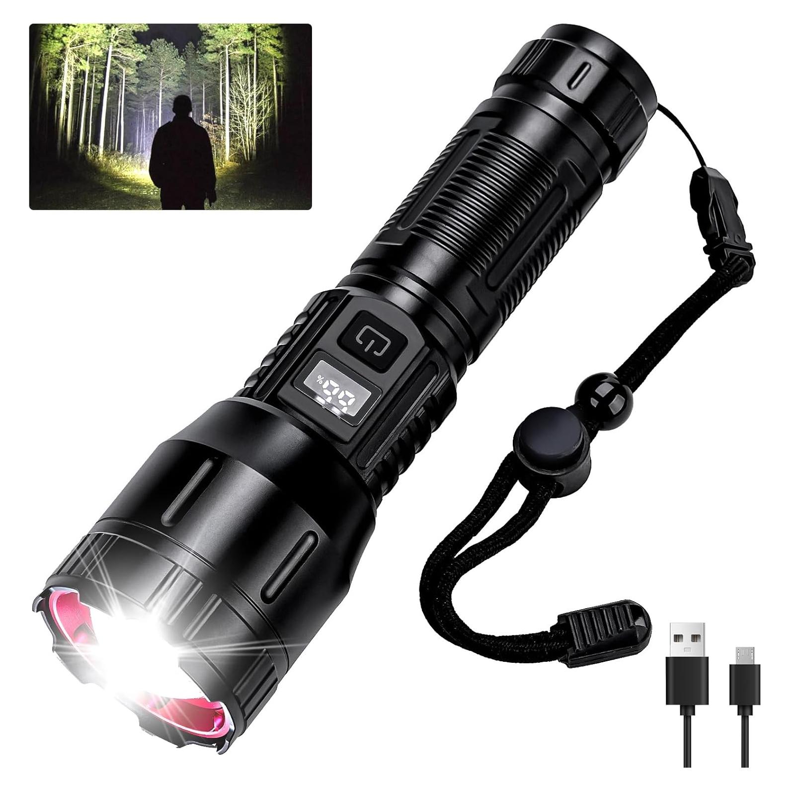 Linterna Recargable LED Ewenele E01 990,000 Lúmenes IP76