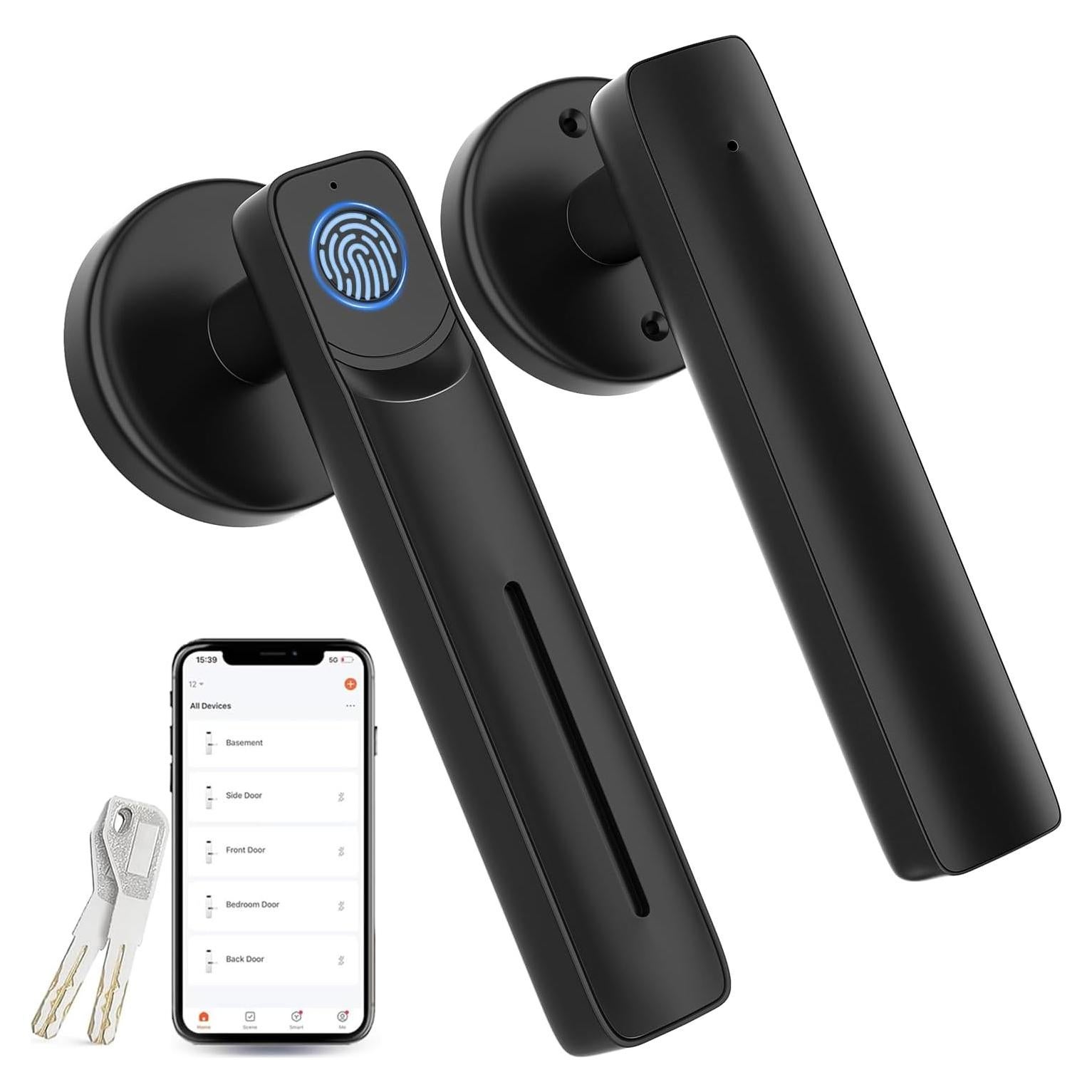 Cerradura Biométrica IKOED TY140 con Huella Dactilar y App