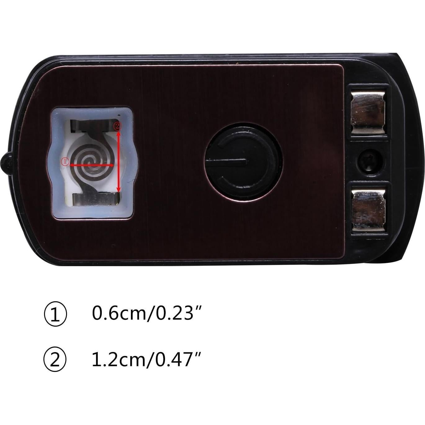 Cenicero y encendedor desmontable eJiasu con luz LED azul