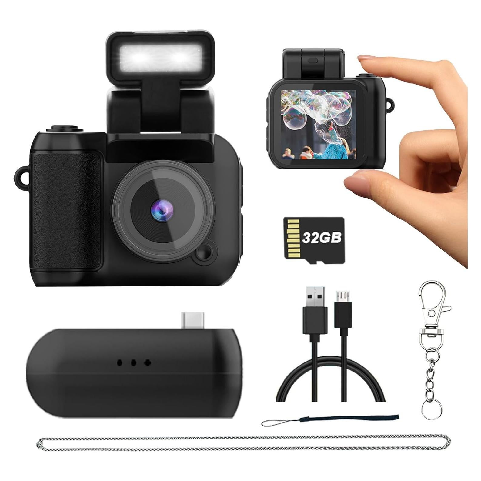 Mini Cámara Digital Retro Yehtreh Y4000 FHD 1080P 32GB