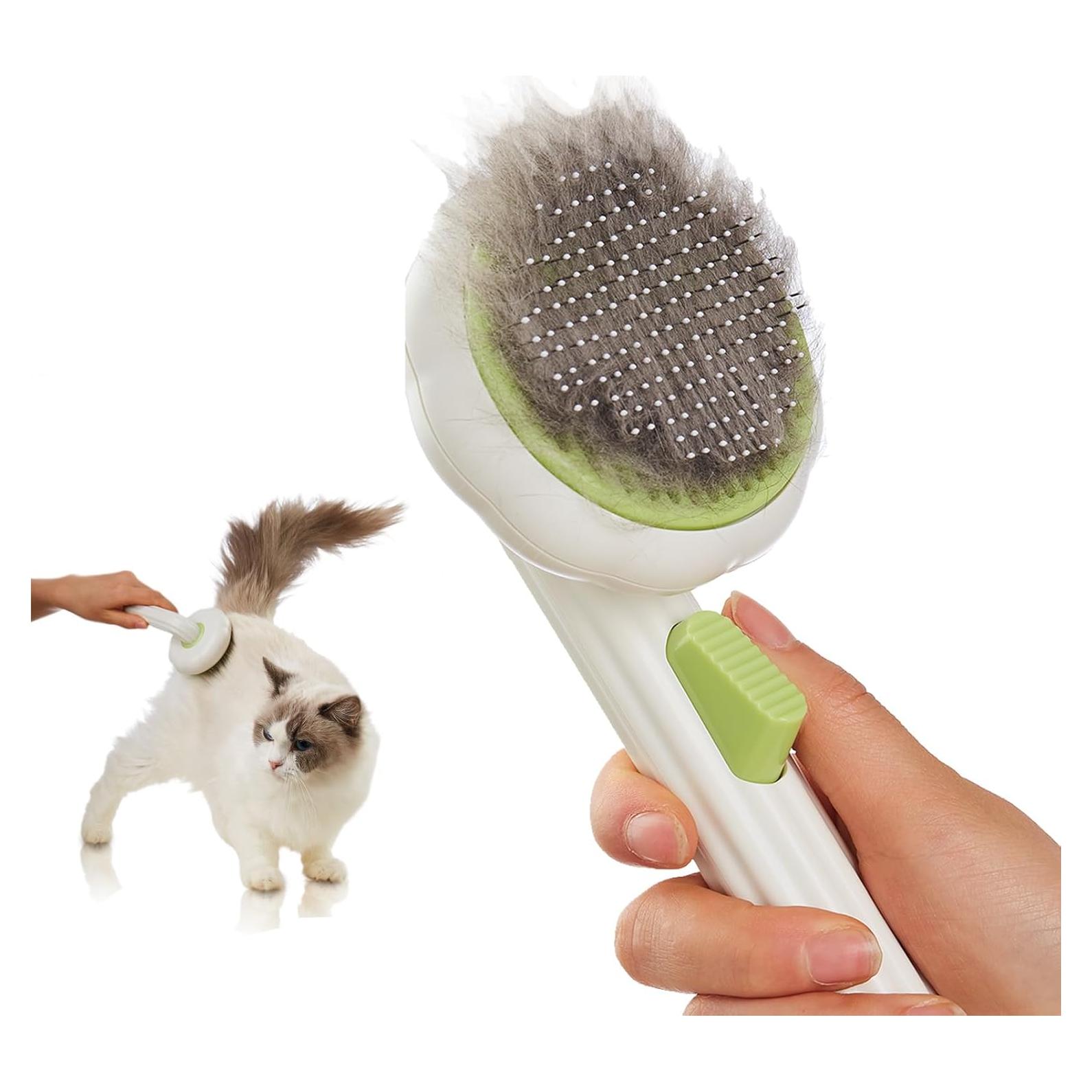 Cepillo para Gato y Perro VIOJOJO con Limpieza Automática 20cm