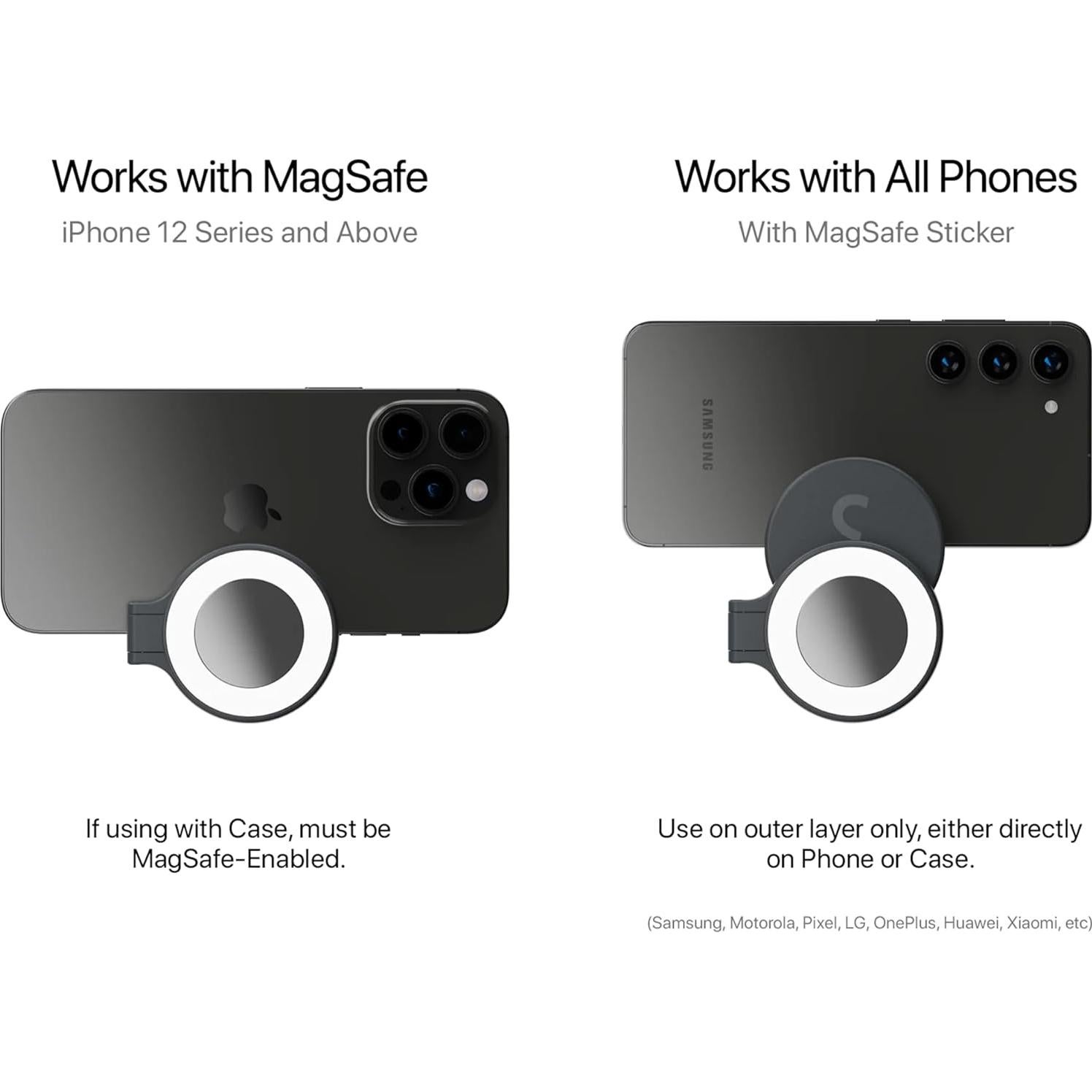 Luz de Anillo LED ShiftCam SnapLight Azul Abismo - 4 Brillos