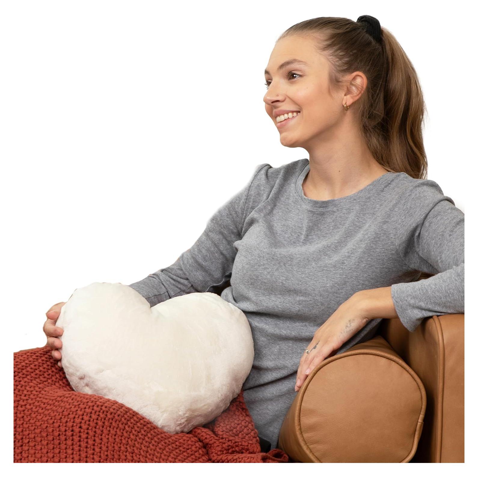 Almohada Corazón HUGIMALS 2.27 kg Ultra Suave para Relajación