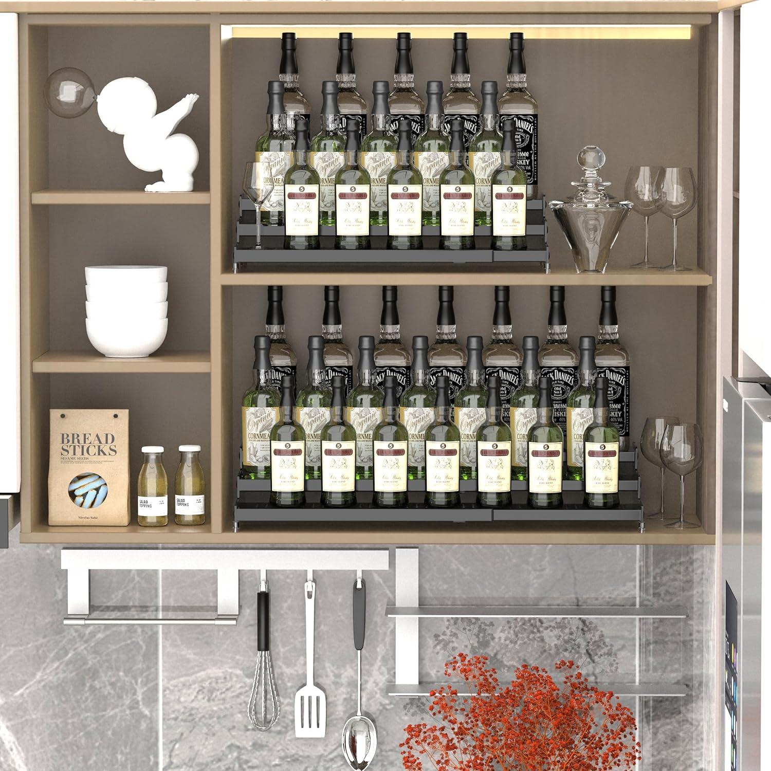 Organizador de especias Jojocross 3 niveles ajustable negro