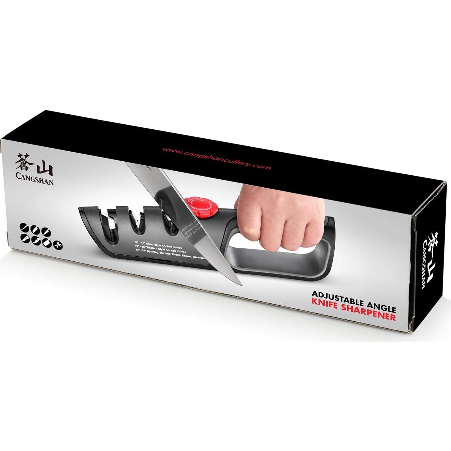 Afilador Profesional Cangshan 1026108 3 Etapas 14-24 Grados
