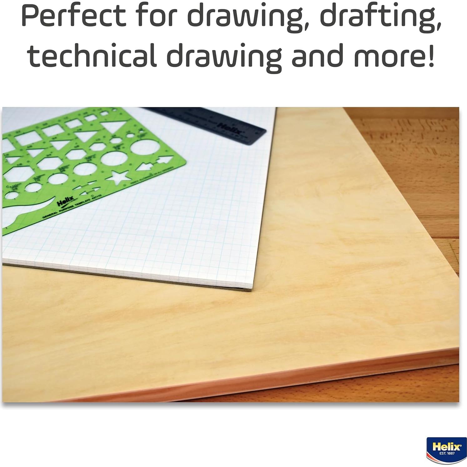 Tabla de Dibujo Helix de Madera 45.7x61 cm Bisel Metal