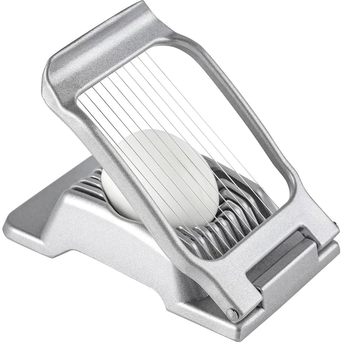 Cortador de Huevos Multifuncional LGHWKETH de Aluminio Plata