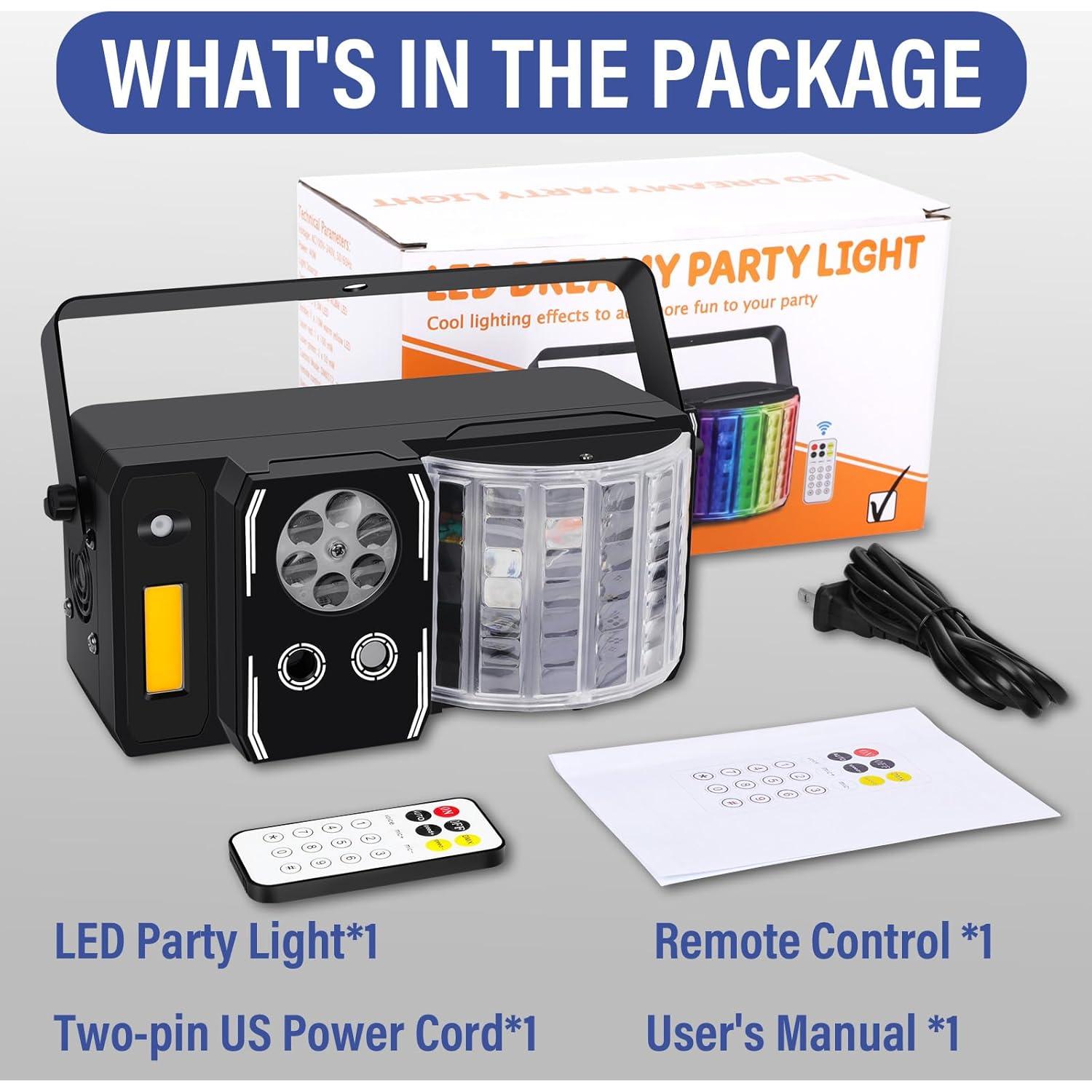 Luz DJ 5-en-1 Telbum VS-49X RGBW Estroboscópica