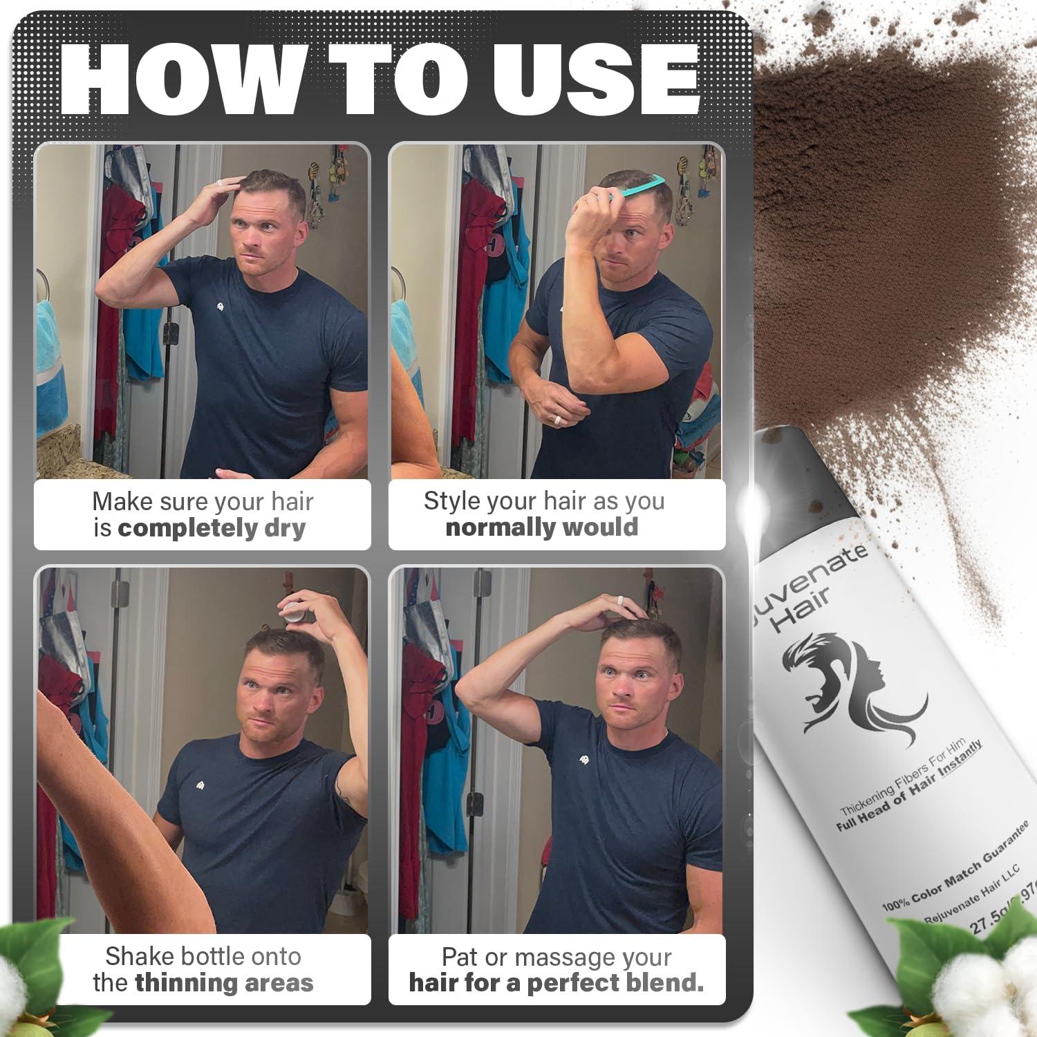 Fibras para Cabello Fino Castaño Rejuvenate Hair 27.5g