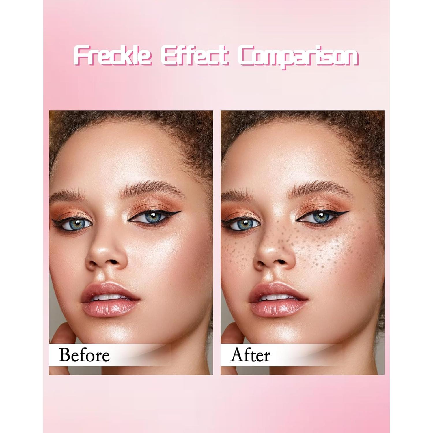 Lápiz Delineador Sellos de Pecas 2 en 1 - Marrón Claro