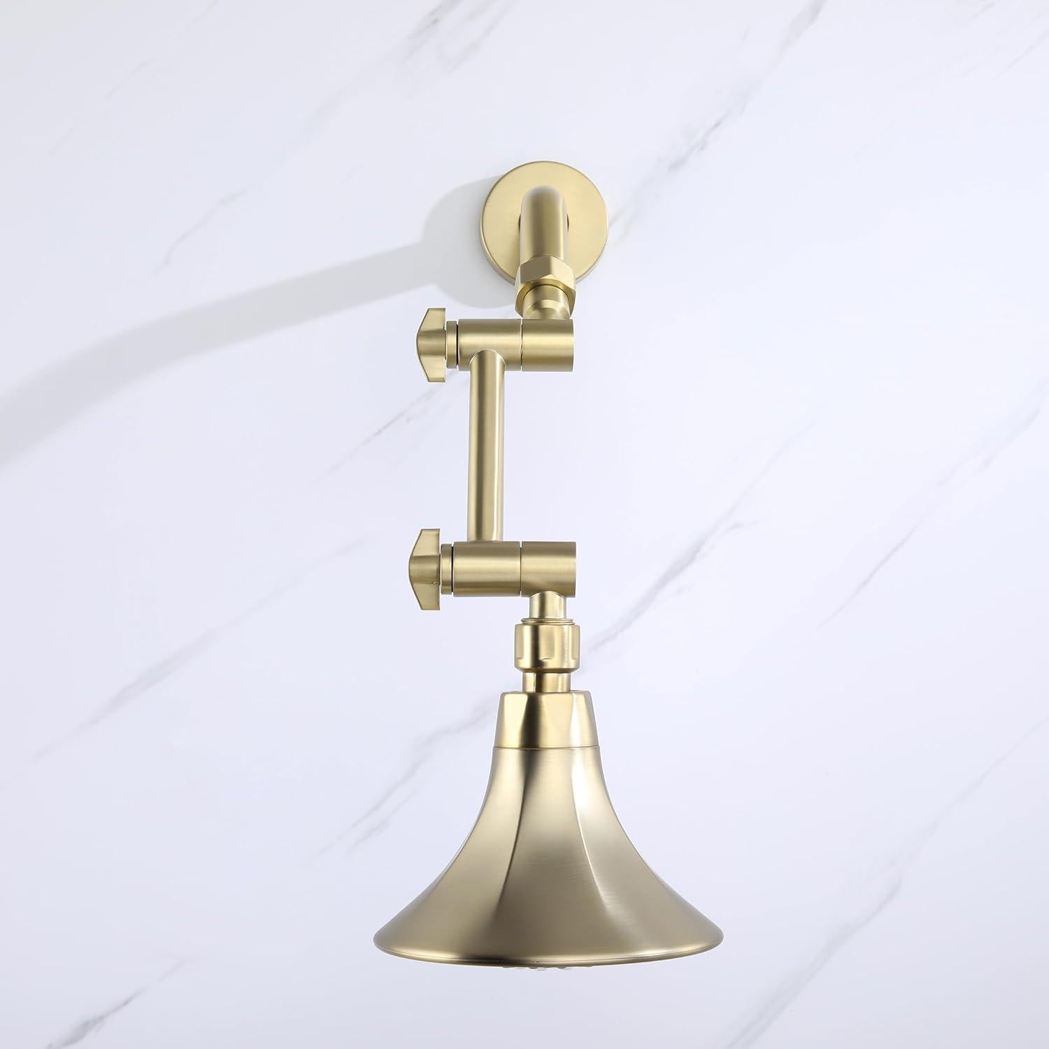 Brazo de Extensión para Ducha Senhozi Oro Cepillado 10.8 oz