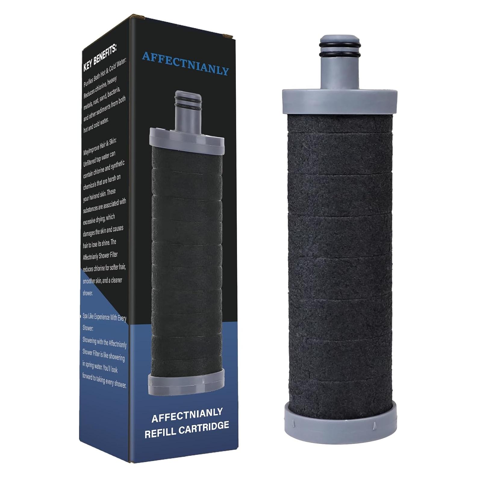 Cartucho Filtro de Ducha Affectnianly 1 PCS Carbono 2.0