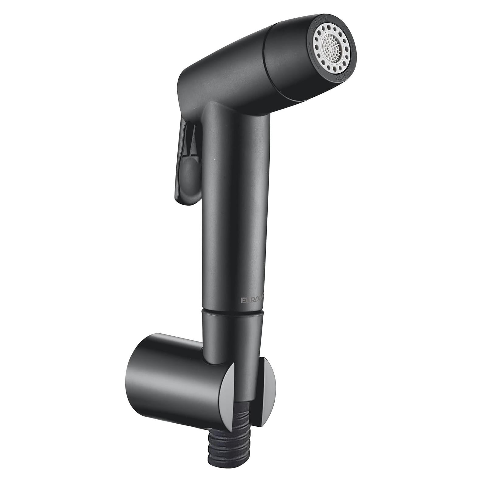 Rociador de Bidet de Mano Eurolife 2 Funciones Negro Mate