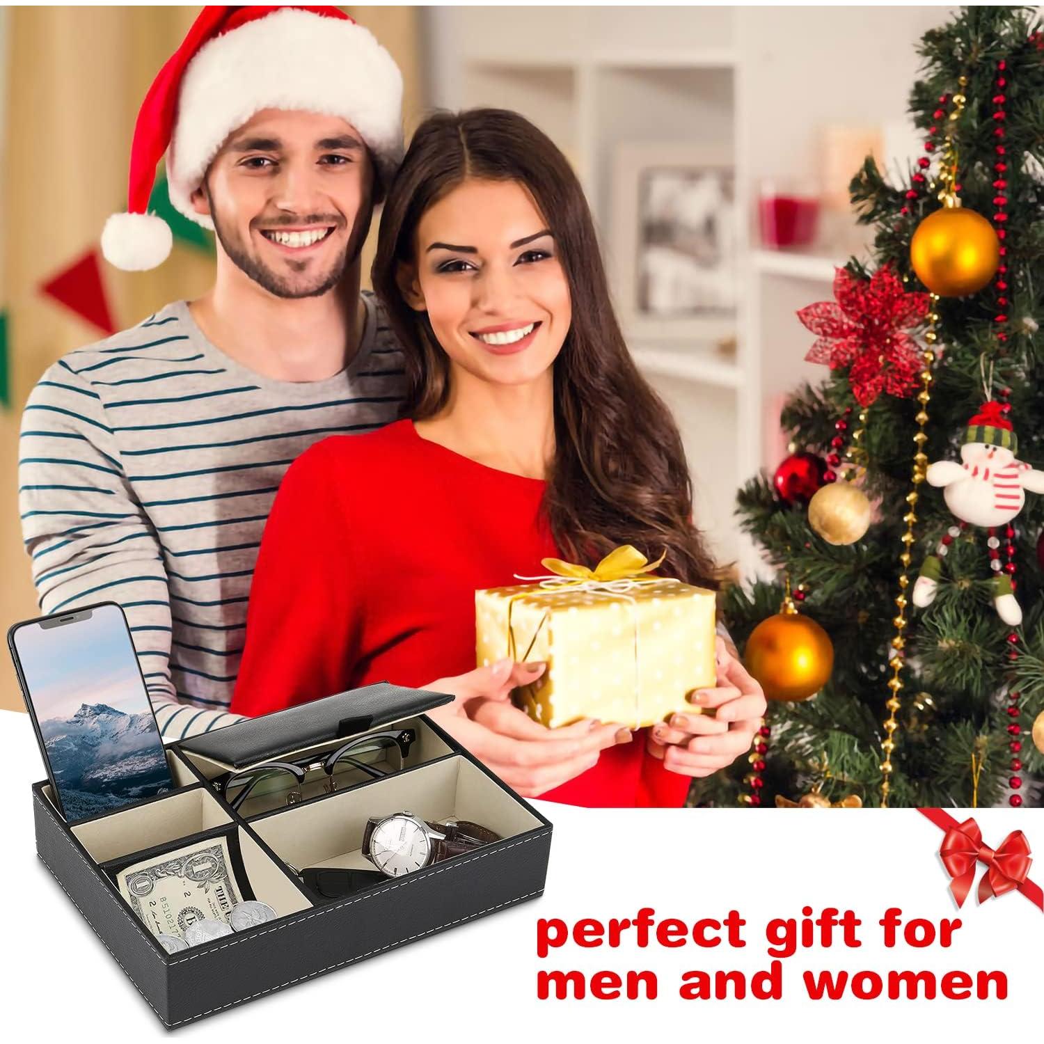 Bandeja Organizadora de Cuero Sintético Baoyun 25.4x18.3cm