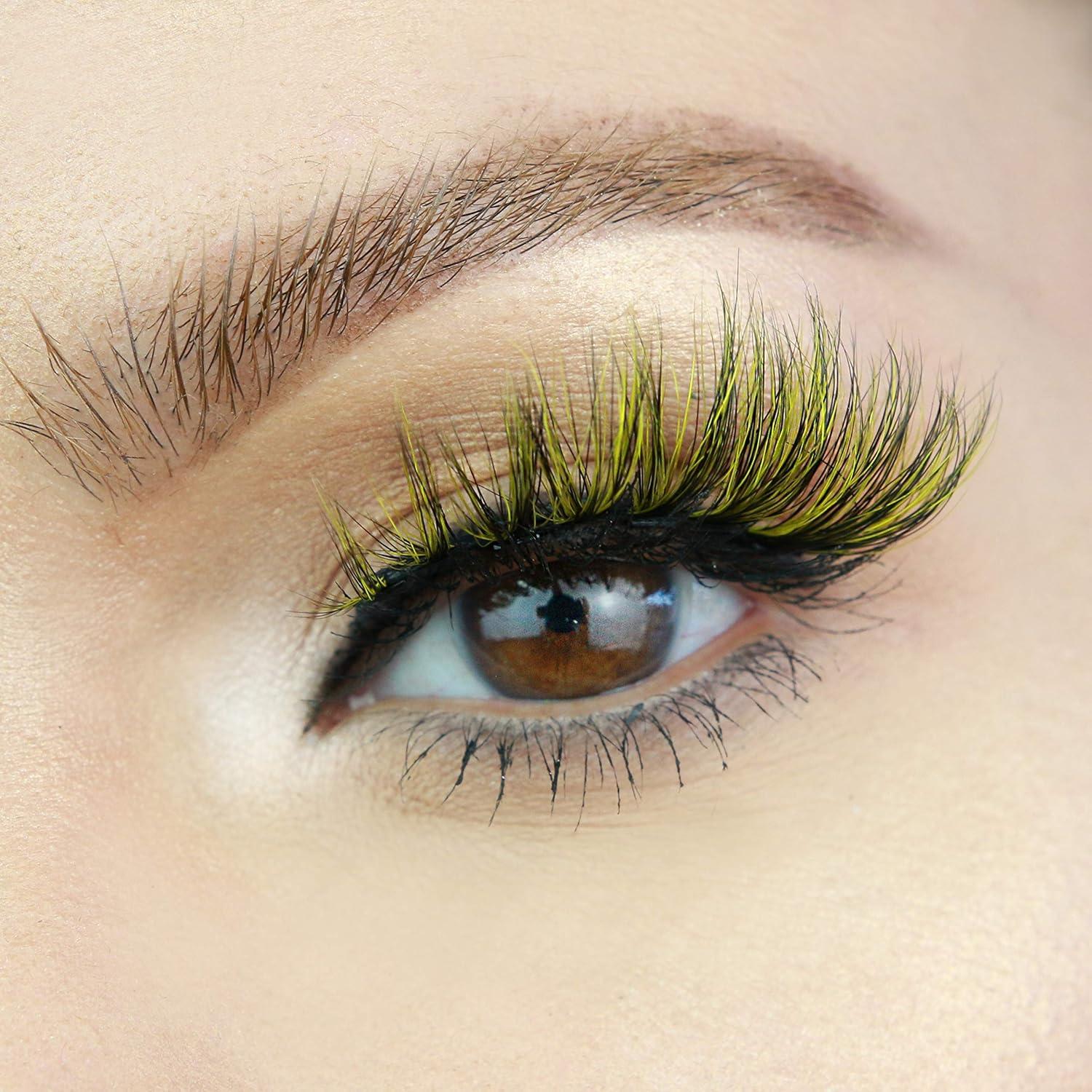 Pestañas Magnéticas MoxieLash Cochelly Amarillo y Negro