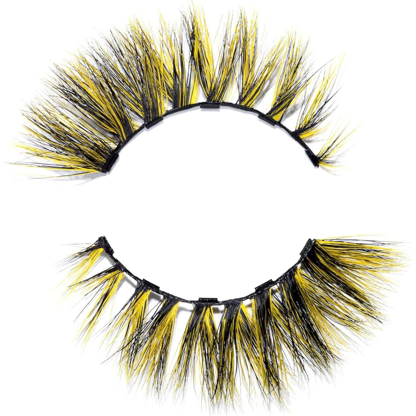 Pestañas Magnéticas MoxieLash Cochelly Amarillo y Negro