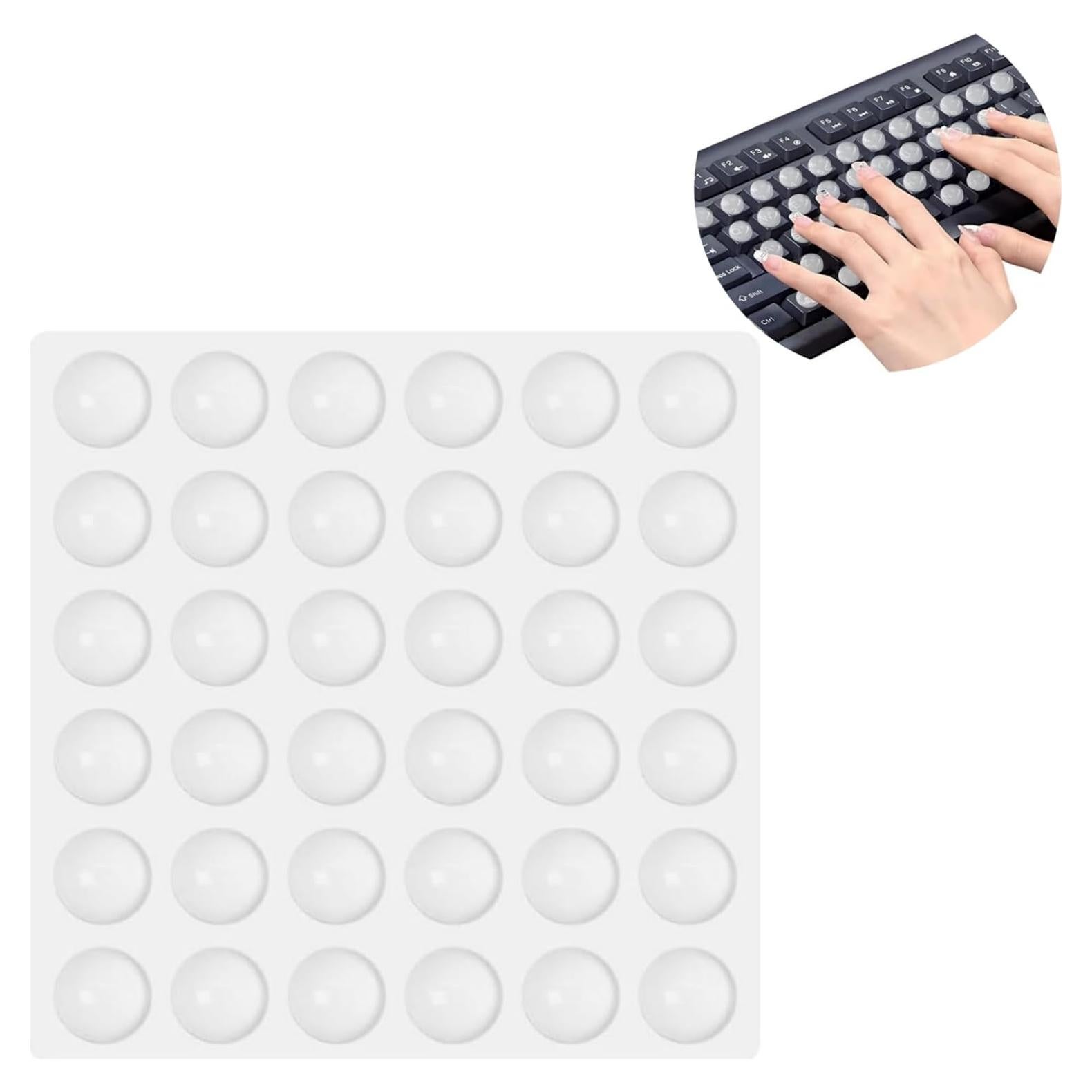 Pegatinas de Teclado para Uñas Largas SUNKOX 36pcs 16mm