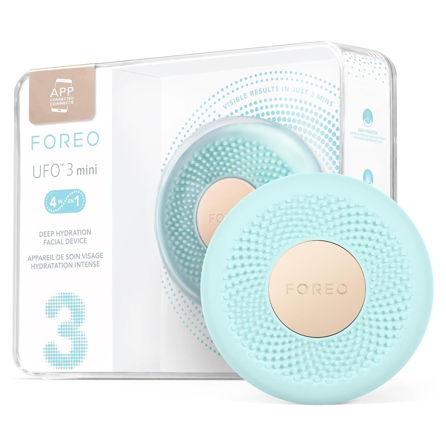 Dispositivo de Cuidado Facial FOREO UFO 3 Mini - Hidratante Antienvejecimiento Azul Ártico