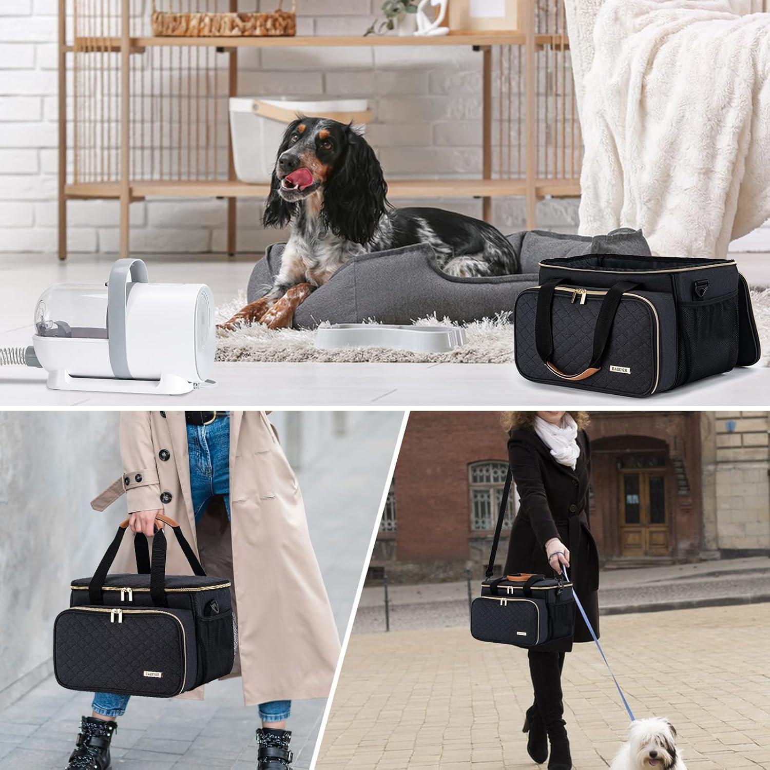 Bolsa de Aspiradora para Perros BABEYER - Negro, 35.56x21.08x25.4cm