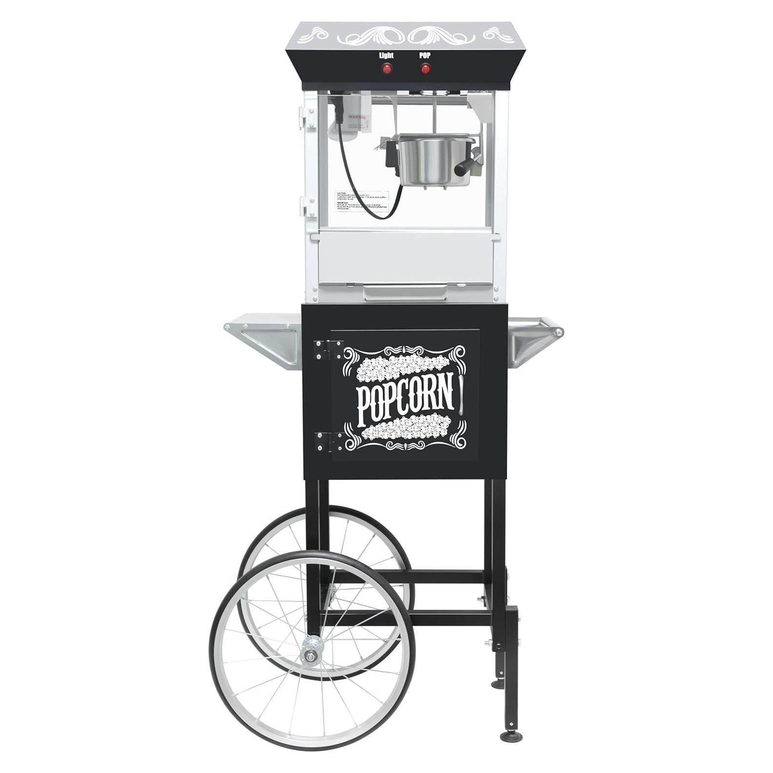 Máquina de Hacer Palomitas Nifoti 8 Oz 650W Acero Inoxidable