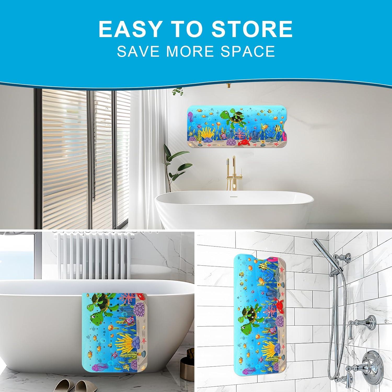 Alfombrilla de Baño Antideslizante XIYUNTE 101.6x40.6cm Tortuga