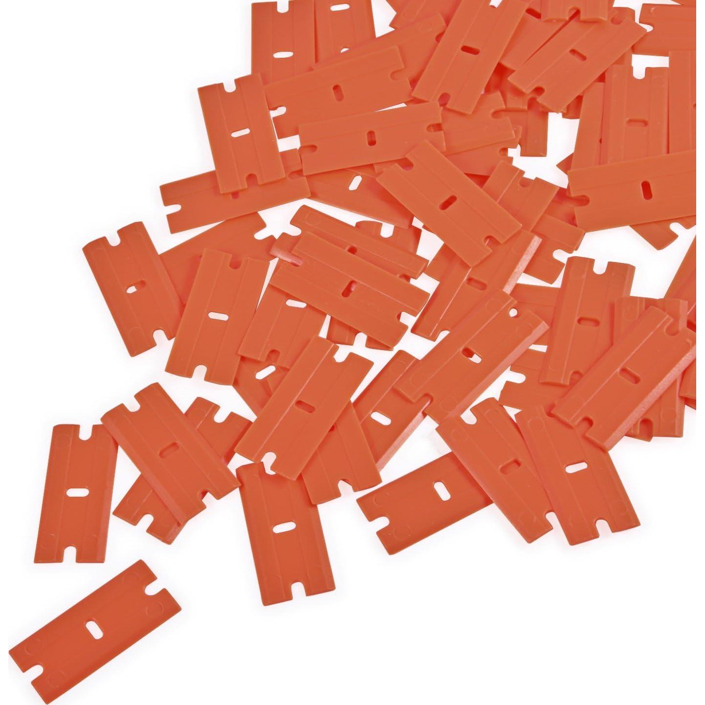 Cuchillas de Plástico EHDIS 100 PCS Doble Filo para Raspado