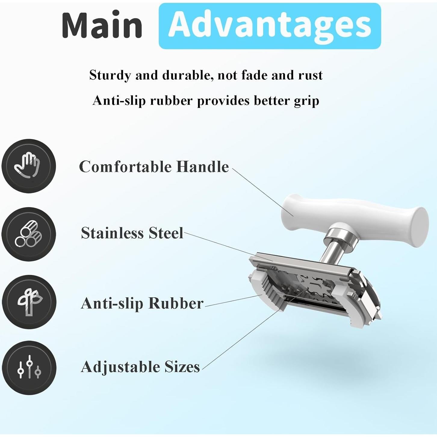 Abridor de Tarros Ajustable Amadething para Personas Mayores