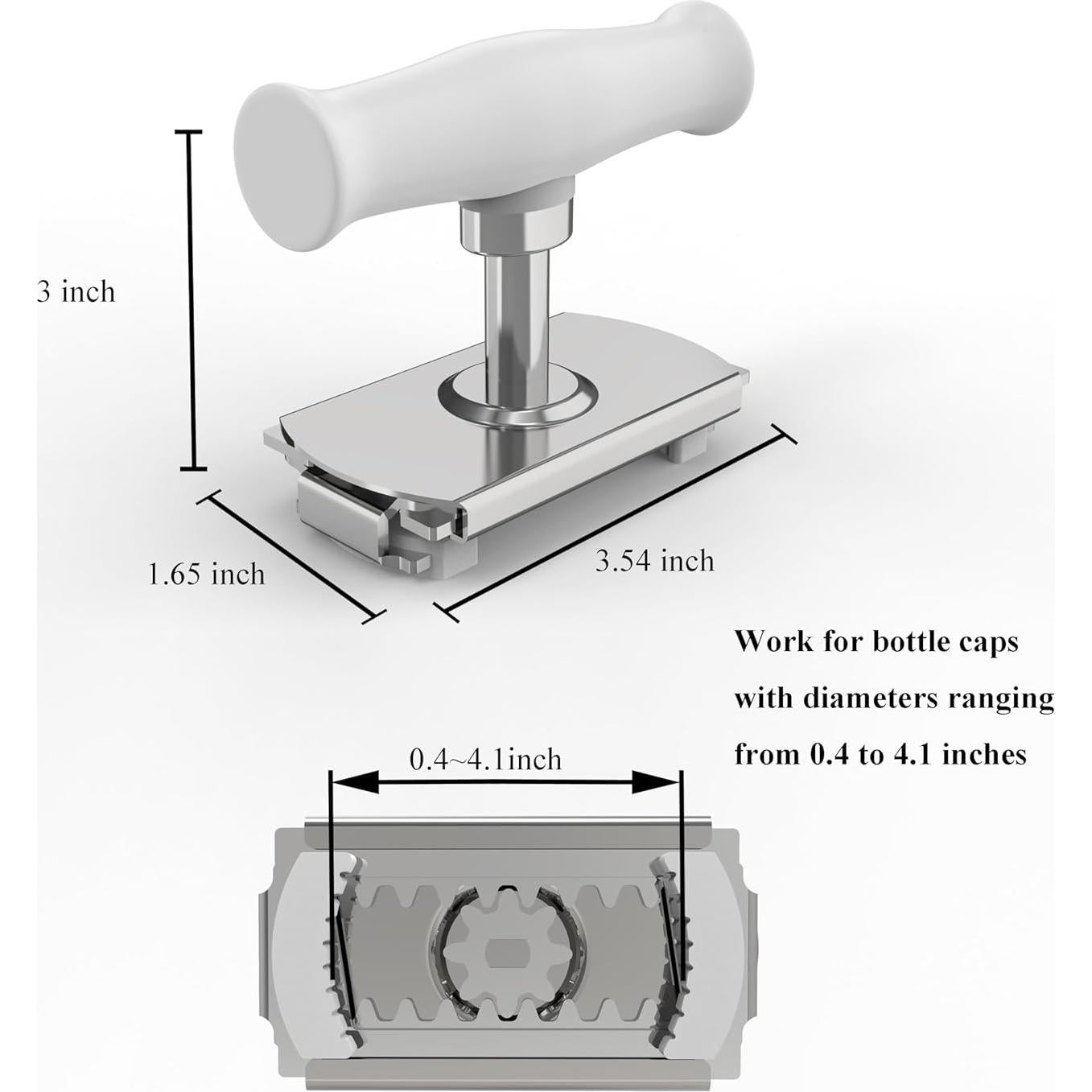 Abridor de Tarros Ajustable Amadething para Personas Mayores