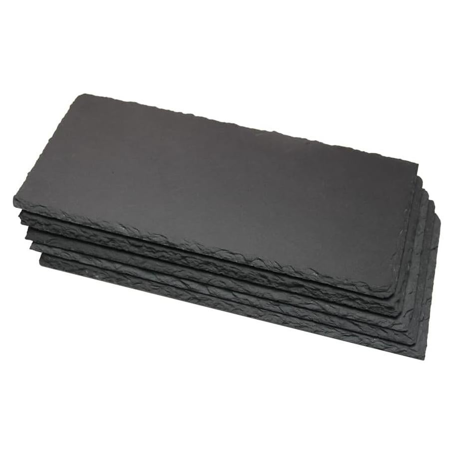 Juego de 5 Tablas de Queso de Pizarra Fansch 28x13 cm