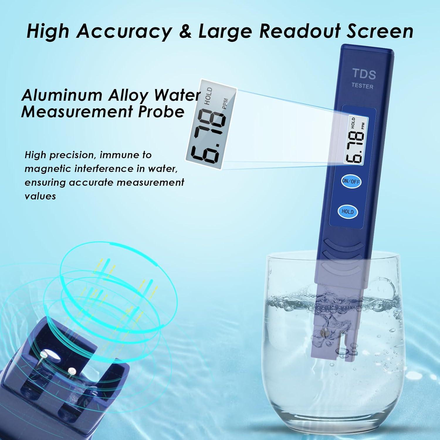 Medidor de TDS Digital Pmlilb para Agua Potable 0-9990 PPM