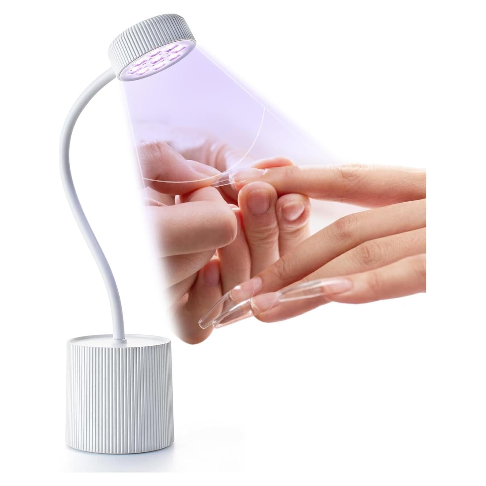 Lámpara de Uñas LED UV 27W Liddy Art Recargable Portátil