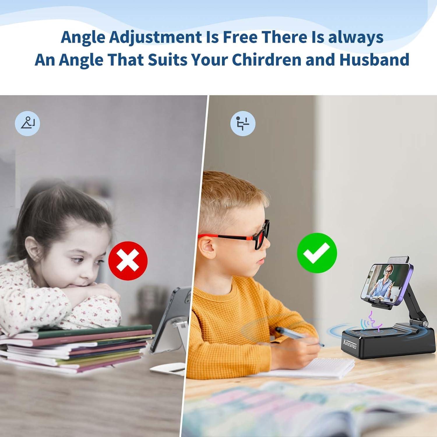 Altavoz Bluetooth 4 en 1 Kingamei con Soporte y Banco de Energía 5000mAh - Negro