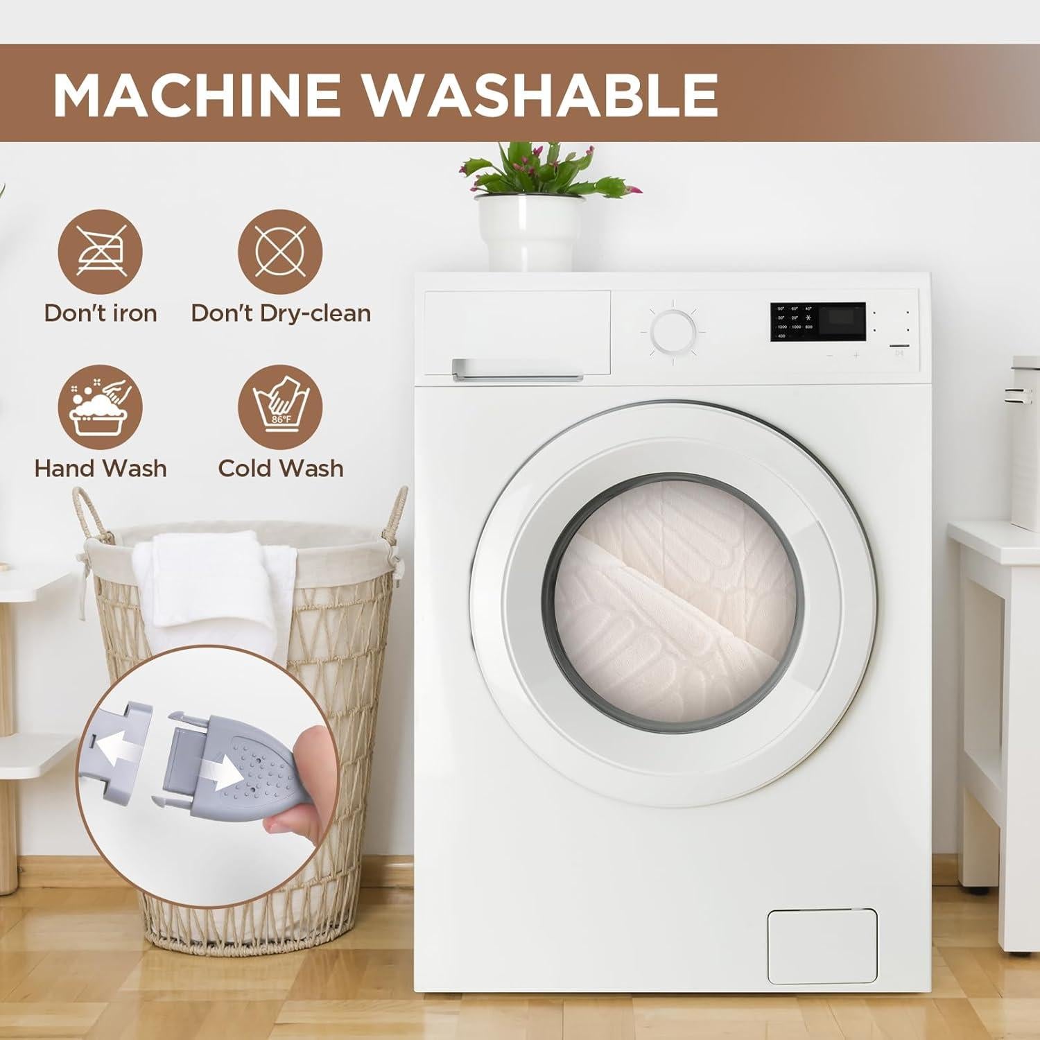 Manta Térmica Eléctrica Westinghouse Beige 50x60" 6 Niveles Calor