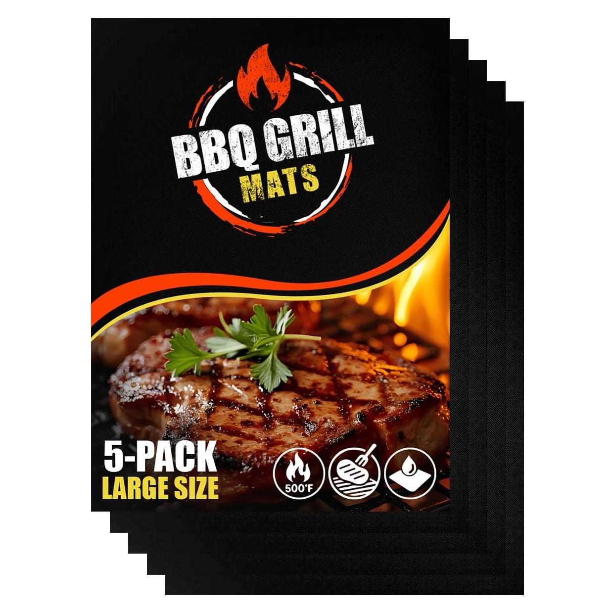 Tapetes para Parrilla BBQ Esenciales de Linda 40x32cm - Antiadherentes