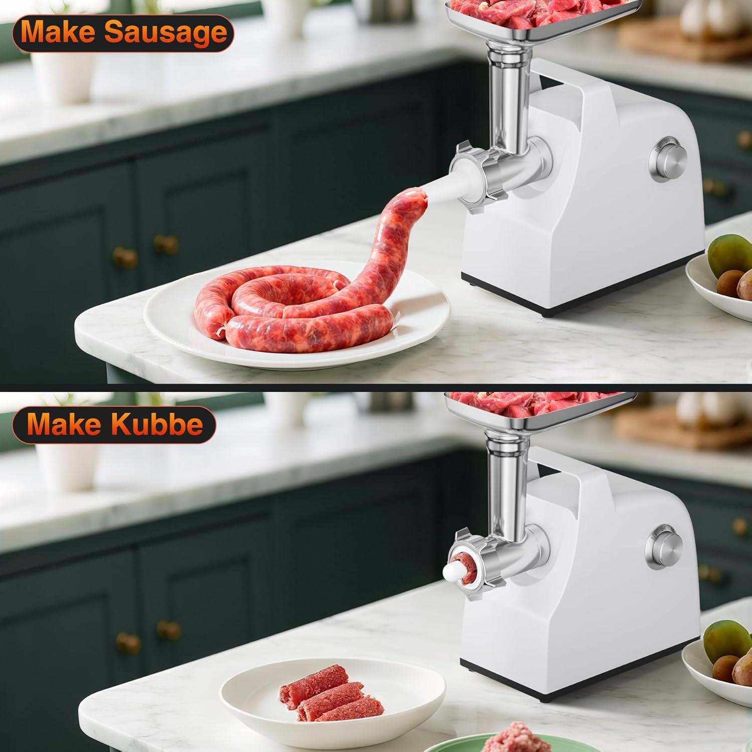 Picadora de Carne Eléctrica GuanQiao 3000W con Accesorios