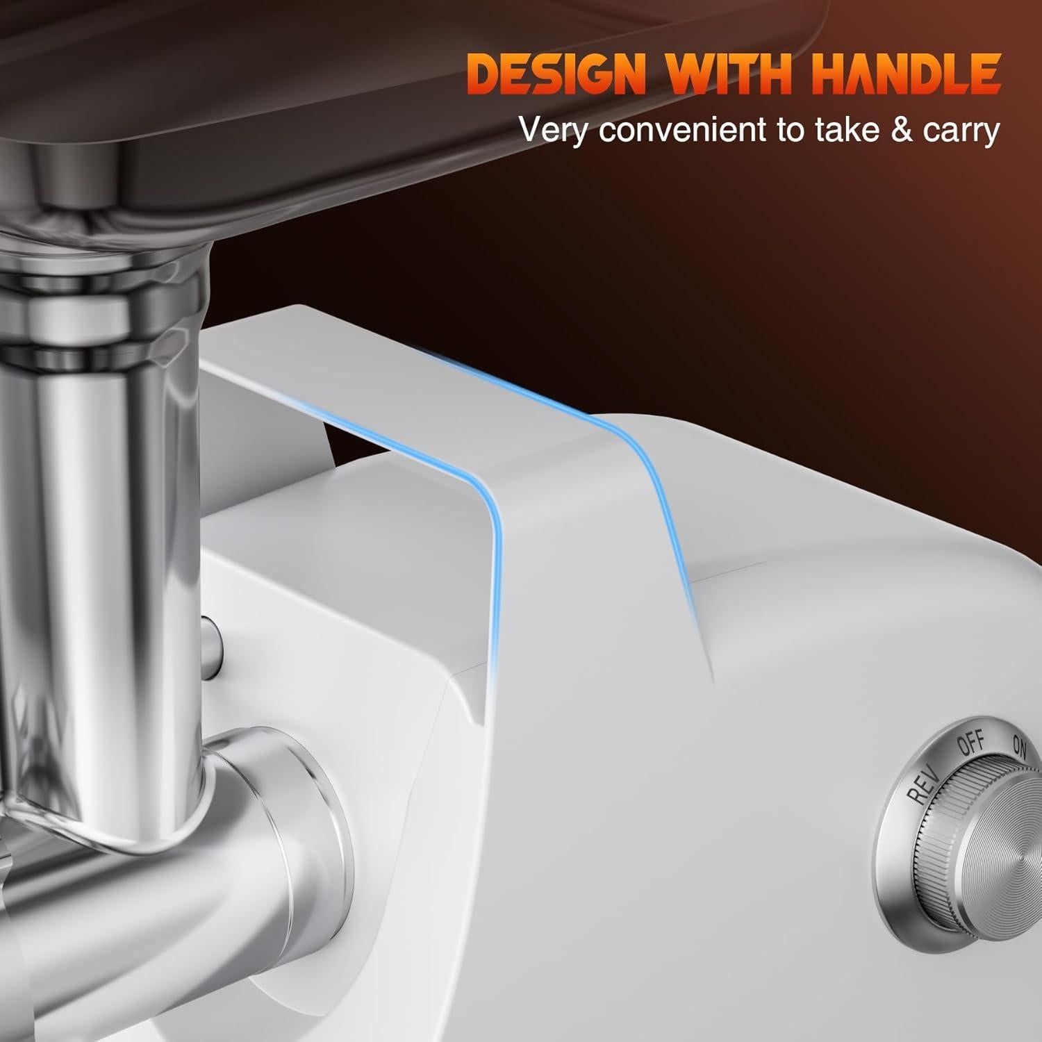 Picadora de Carne Eléctrica GuanQiao 3000W con Accesorios