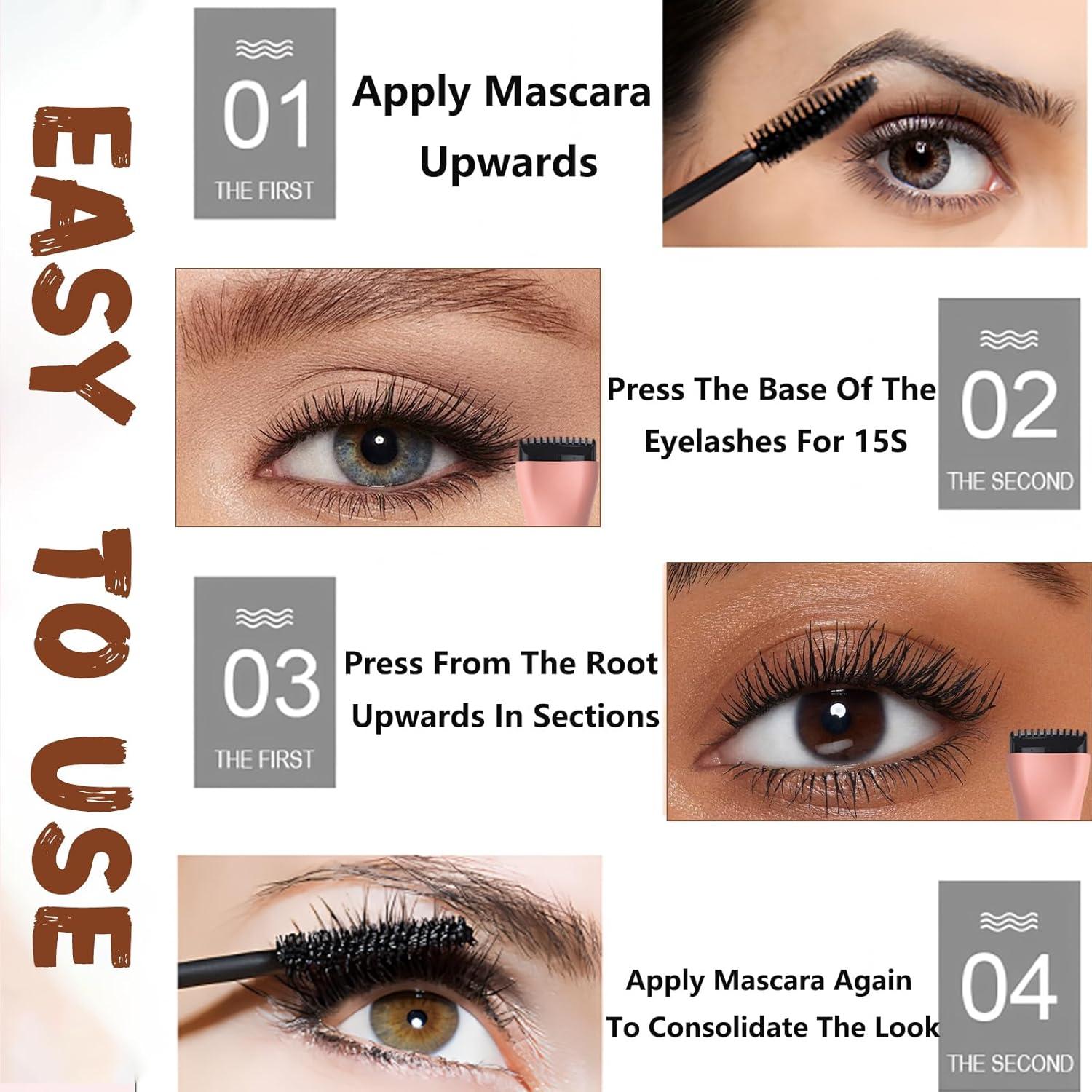 Rizador de Pestañas Eléctrico PINjiaju Rosa 3 Temperaturas