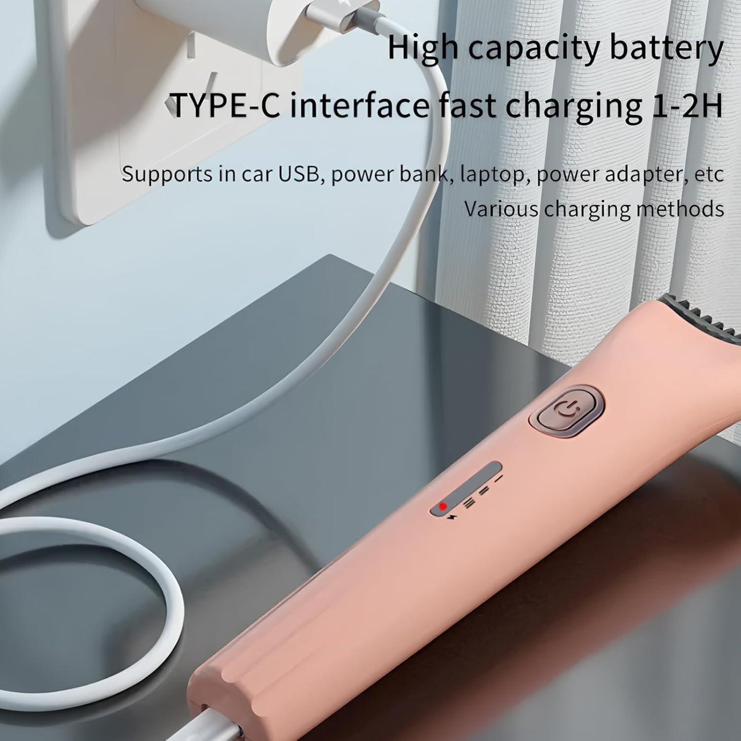 Rizador de Pestañas Eléctrico PINjiaju Rosa 3 Temperaturas