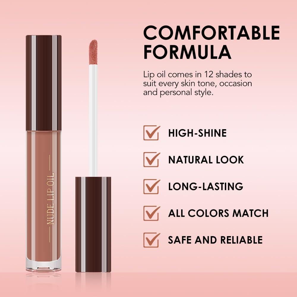 Aceite Hidratante Labial Juaazin 3.85 ml - Brillo y Volumen