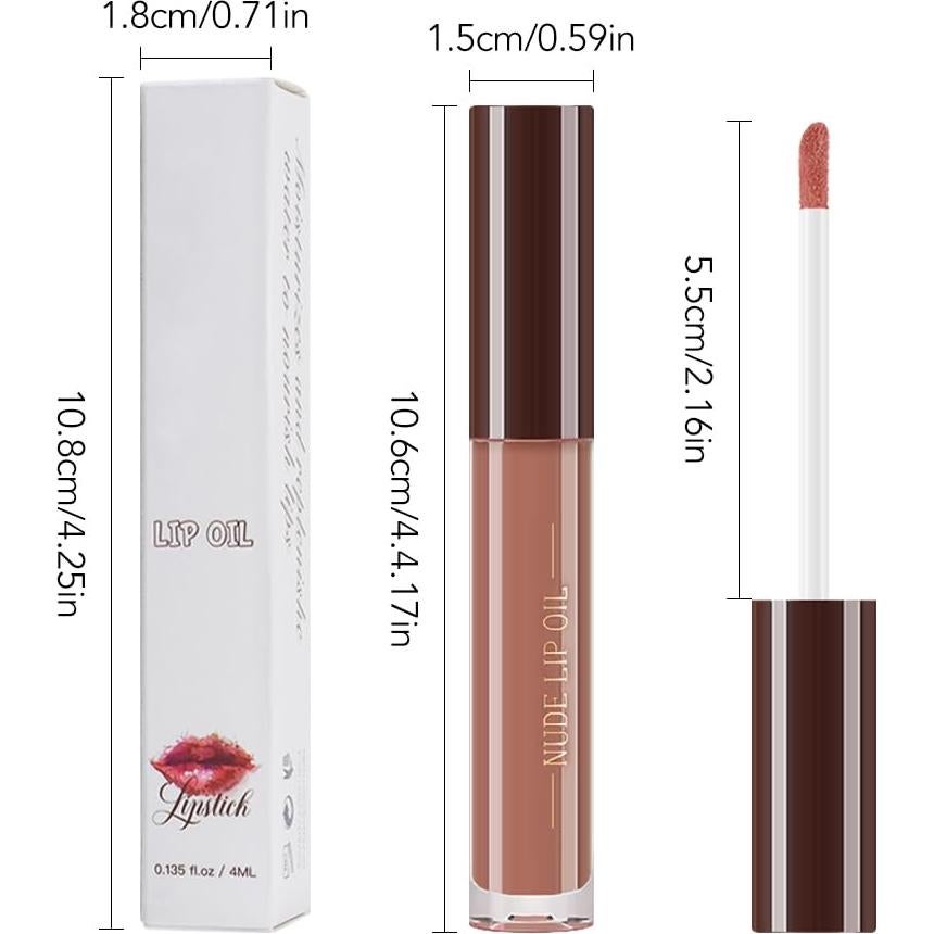 Aceite Hidratante Labial Juaazin 3.85 ml - Brillo y Volumen